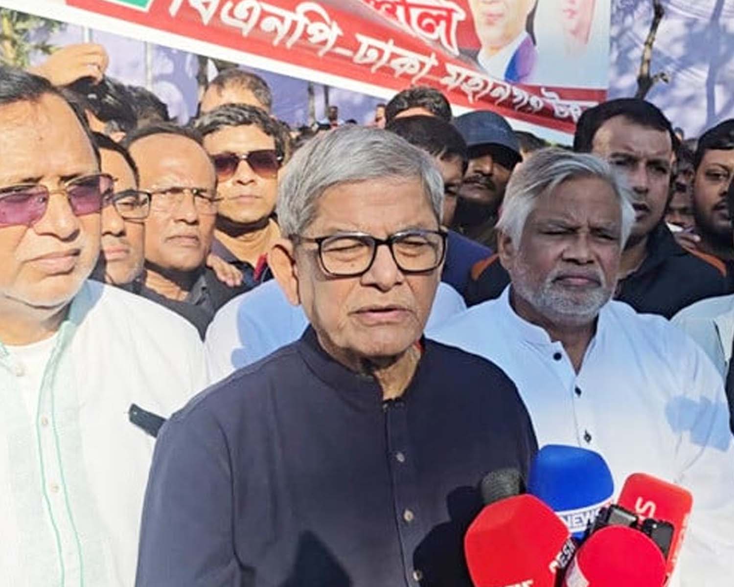 নতুন করে হত্যাকাণ্ডের আশঙ্কা, গণতান্ত্রিক অগ্রযাত্রা রক্ষার অঙ্গীকার মির্জা ফখরুলের