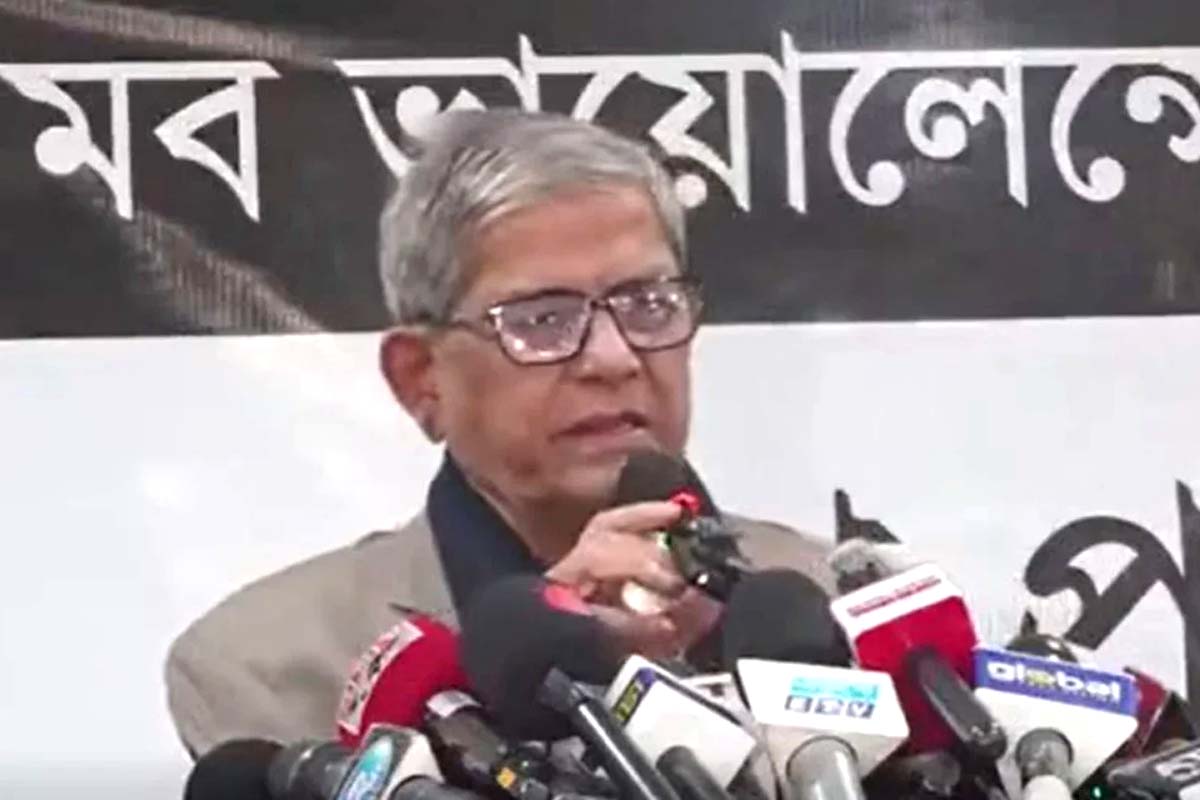 গণতন্ত্রের ওপর আবারও আঘাত এসেছে: মব ভায়োলেন্সের বিরুদ্ধে ঐক্যের আহ্বান মির্জা ফখরুলের