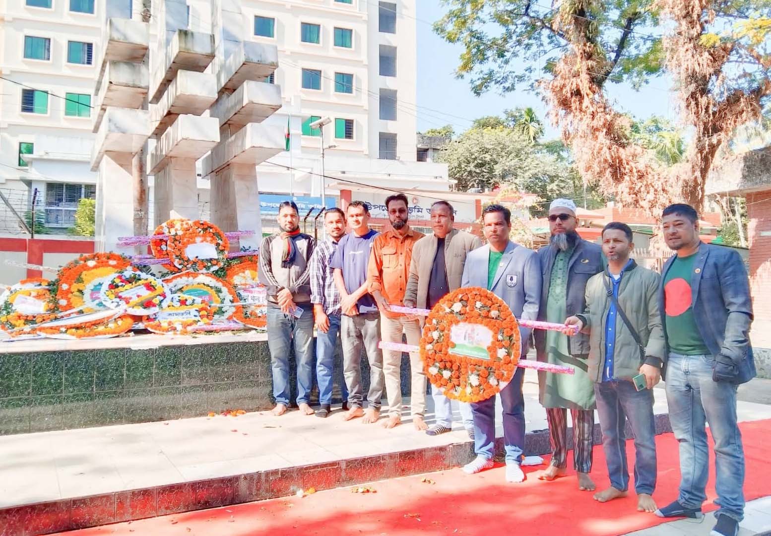 মহান বিজয় দিবসে শহীদ মুক্তিযোদ্ধাদের প্রতি বিশ্বনাথ মডেল প্রেসক্লাবের বিনম্র শ্রদ্ধা